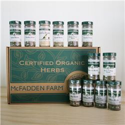 Delicious organic herbs are a great way to spice up someones present. For even more freshness, grab some live herbs plants at your Farmer's Market.
